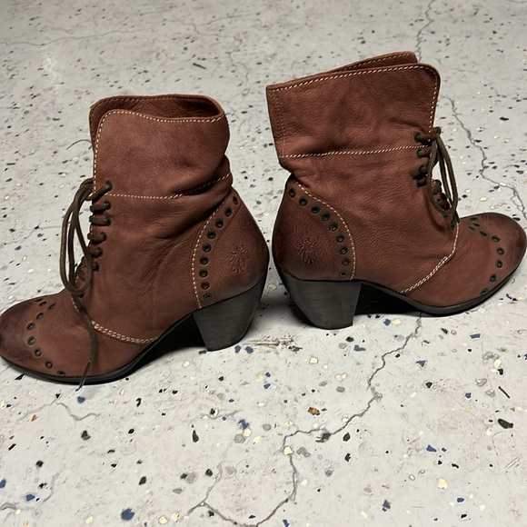 Fly London burgundy booties - Picture 3 of 5